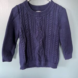 Blue Old Navy Sweater 3/4 sleeve